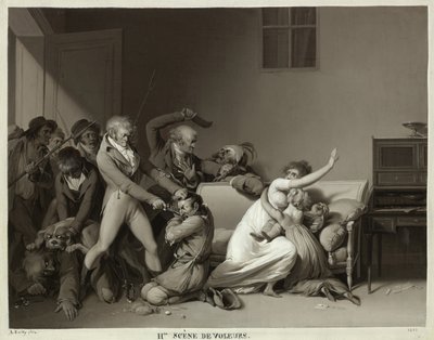 Second Scene of Burglars: The Burglars Arrested by Louis Leopold Boilly