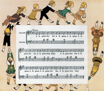 Score and Illustration of Child