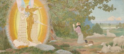 The Vision and Inspiration Joan of Arc series: I, c. 1907-early 1909 by Louis Maurice Boutet de Monvel