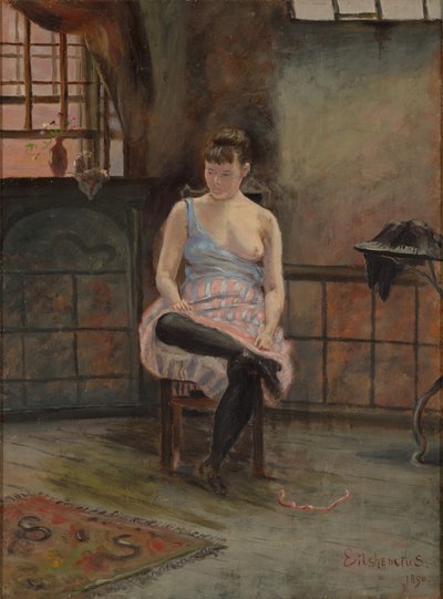 Figure Seated by Louis Michel Eilshemius