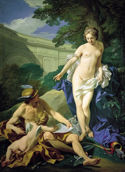 Venus, Mercury and Cupid by Louis Michel van Loo