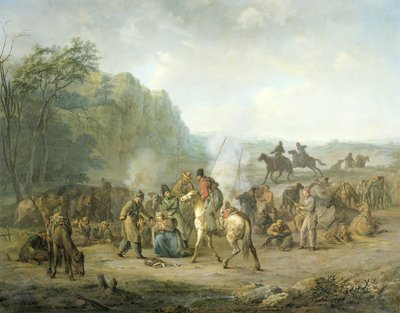 Cossack Bivouac by Louis Moritz