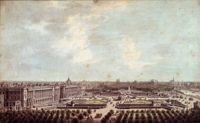 View of Place Louis XV (current Place de la Concorde in Paris) by Louis Nicolas de Lespinasse