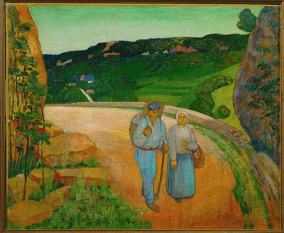 Mountain Pass Across the Jura Near Poligny by Louis Noroy