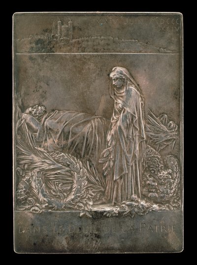France Mourning the President of the Republic [reverse], 1894 by Louis Oscar Roty