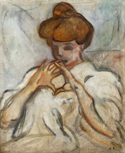 Woman with a Hair Chignon by Louis Valtat