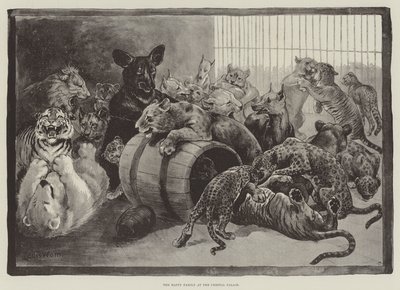 The Happy Family at the Crystal Palace by Louis Wain