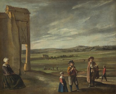 Landscape with Peasants, c. 1640 by Louis le Nain