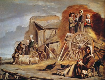 The Haycart, or Return from Haymaking, 1641 by Louis le Nain