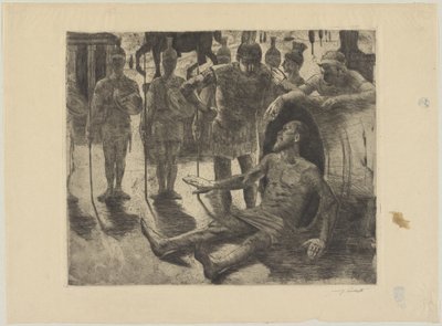 Alexander and Diogenes by Lovis Corinth