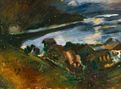 The Walchensee by Moonlight by Lovis Corinth