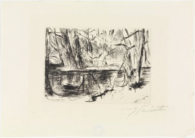 In the Tiergarten by Lovis Corinth