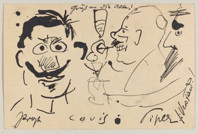 Lovis Corinth to Carl Strathmann: Postcard, Postmarked June 10, 1903 by Lovis Corinth