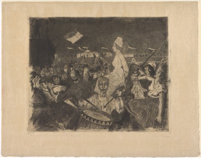 Marie Antoinette on the Way to the Scaffold by Lovis Corinth