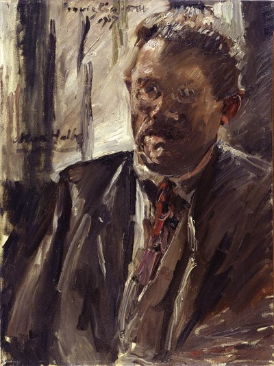 Portrait of Max Halbe by Lovis Corinth