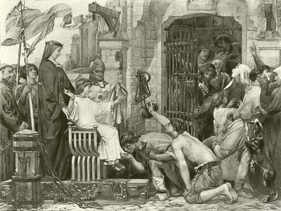 Louis IX opens the jails of France by Luc Oliver Merson