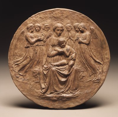 Madonna and Child with Six Angels by Luca Della Robbia