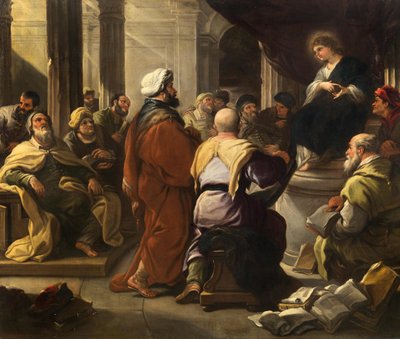 Christ among the Doctors by Luca Giordano
