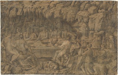 The Banquet of Achelous by Luca Penni