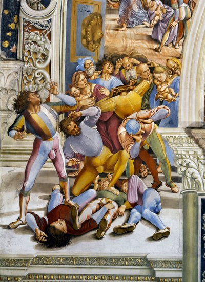 Apocalypse, from Last Judgment fresco cycle by Luca Signorelli