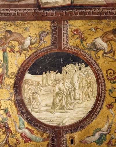 Dante and Virgil in Hell, scene from Divine Comedy, by Dante Alighieri by Luca Signorelli