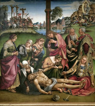 Lamentation over the Dead Christ, 1502 by Luca Signorelli