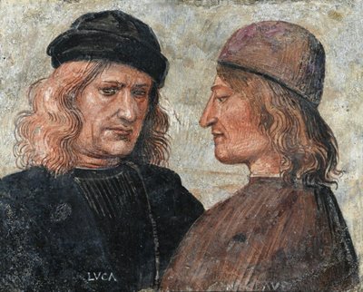 Self-Portrait with Niccolò di Angelo Franchi by Luca Signorelli