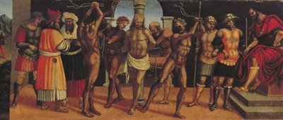The Flagellation (detail) by Luca Signorelli