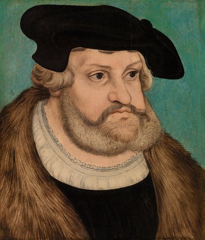 Portrait of Frederick the Wise, Duke of Saxony by Lucas Cranach