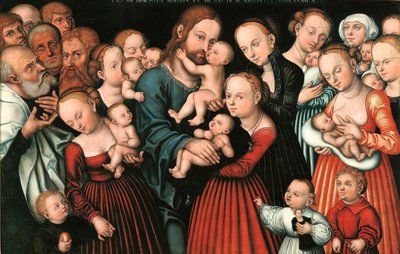 Christ blessing the children by Lucas Cranach the Elder