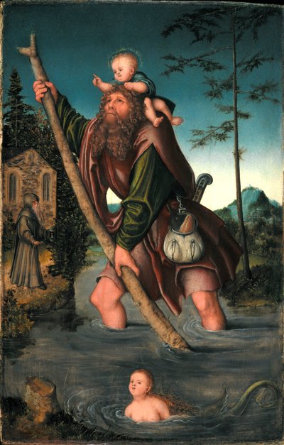 Saint Christopher by Lucas Cranach the Elder