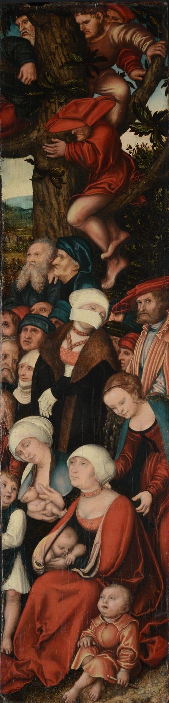 Preaching of John the Baptist by Lucas Cranach the Elder