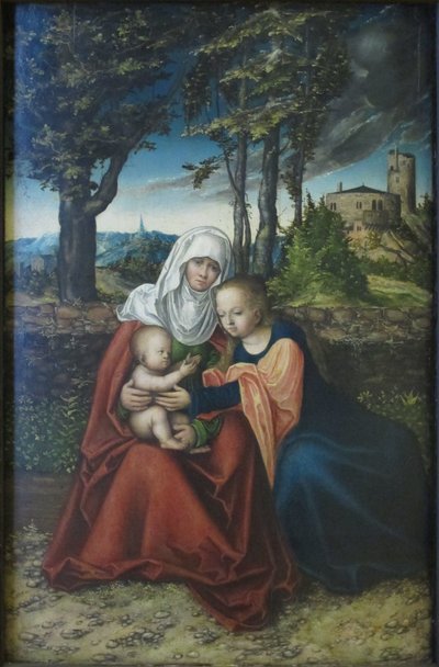 Madonna and Child with Saint Anne by Lucas Cranach the Elder
