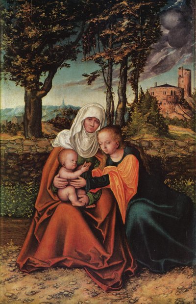 The Virgin and Child with St Anne by Lucas Cranach the Elder
