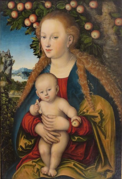 Madonna and Child under the Apple Tree by Lucas Cranach the Elder