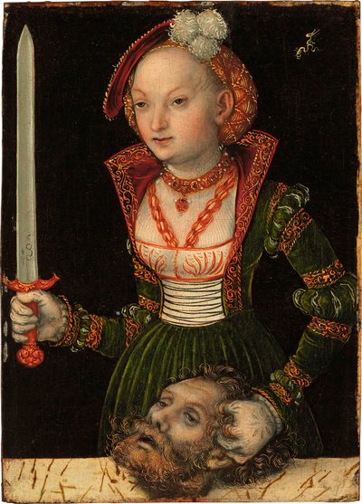 Judith with the Head of Holofernes by Lucas Cranach the Elder