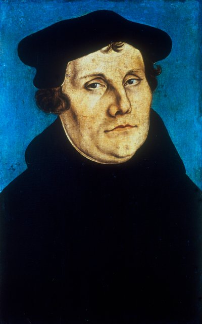 Martin Luther, German Protestant reformer by Lucas Cranach the Elder