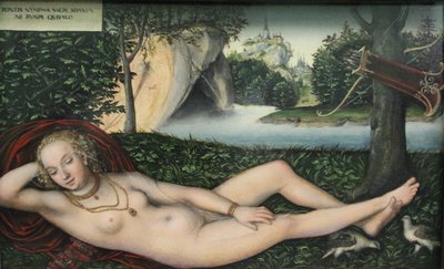 Nymph at the Source by Lucas Cranach the Elder