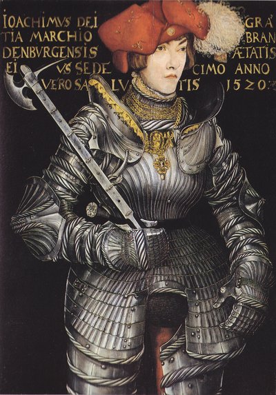 Portrait of Joachim II of Brandenburg as Prince Elector by Lucas Cranach the Elder