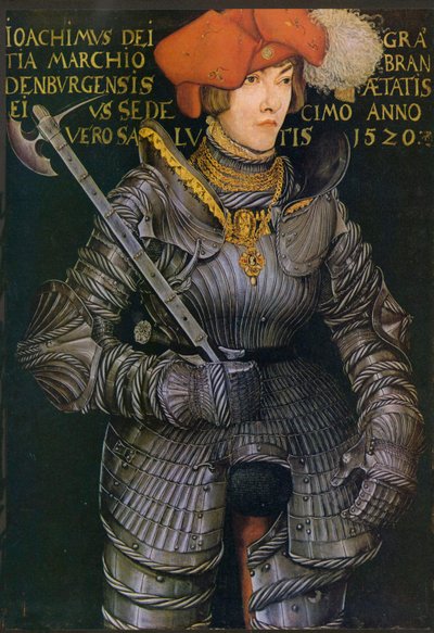 Portrait of Joachim II of Brandenburg as Prince Elector by Lucas Cranach the Elder