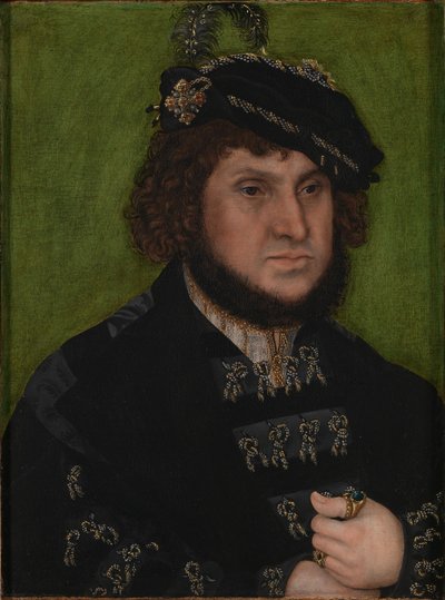 Portrait of John, Elector of Saxony by Lucas Cranach the Elder