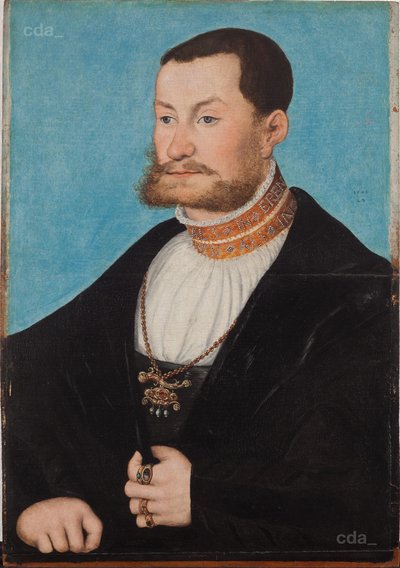 Portrait of Prince Joachim by Lucas Cranach the Elder