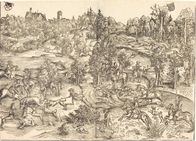The Stag Hunt by Lucas Cranach the Elder