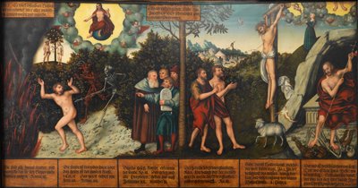 Law and Grace by Lucas Cranach the Elder and workshop