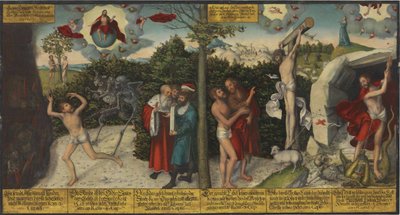 Law and Grace by Lucas Cranach the Elder and workshop