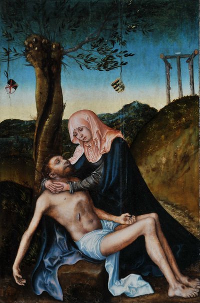 Pietà beneath the Cross by Lucas Cranach the Elder and workshop