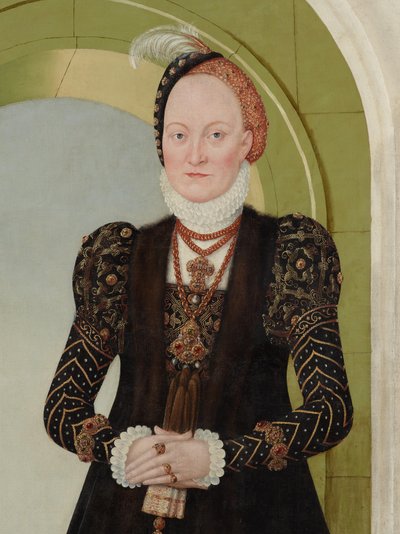 Anna of Denmark, Duchess of Saxony by Lucas Cranach the Younger
