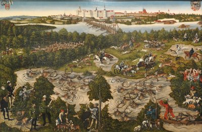 Stag Hunt of John Frederick I, Elector of Saxony by Lucas Cranach the Younger