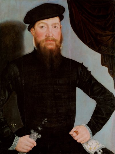 Male Portrait by Lucas Cranach the Younger