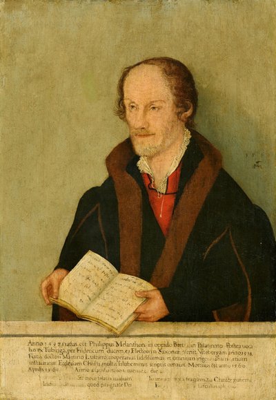 Portrait of Philipp Melanchthon by Lucas Cranach the Younger